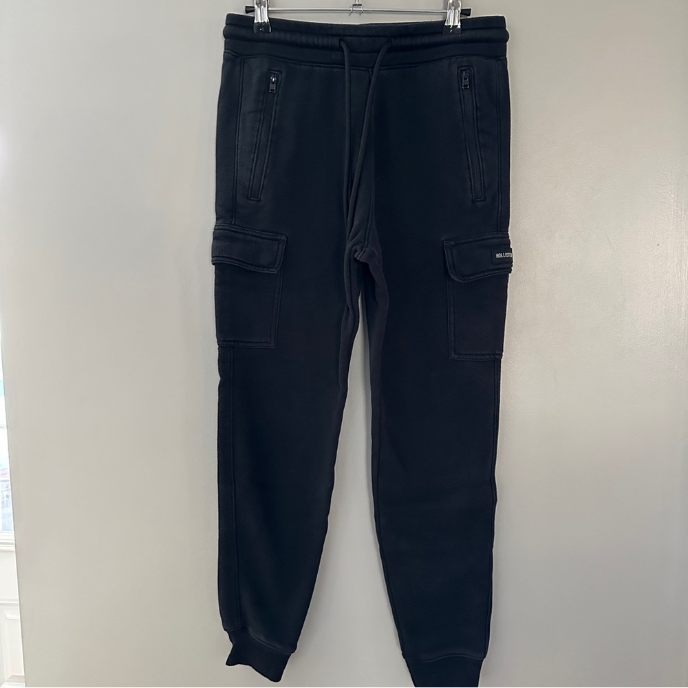 Hollister Sweatpants Men’s XS Black Cargo Joggers
